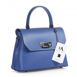 Geanta dama din piele naturala DiAmanti Cesara Albastru